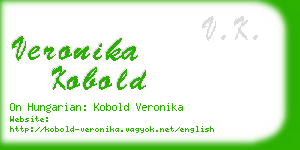 veronika kobold business card